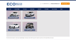 Desktop Screenshot of ecootokiralama.com