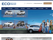 Tablet Screenshot of ecootokiralama.com